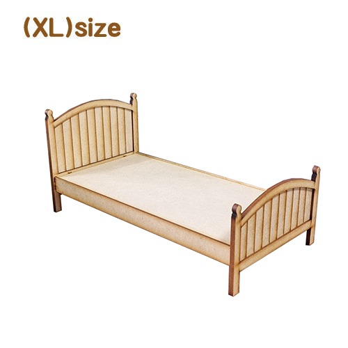 (XL)DIY 라운드 침대(세로무늬)